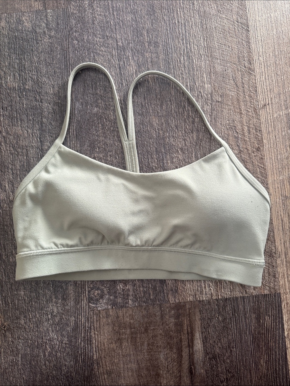 lululemon athletica Light Sage Y Back bra SIZE 8